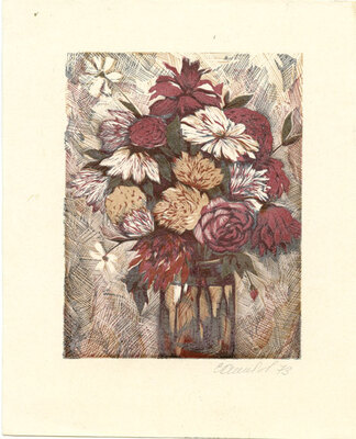 Синилов Евгений Григорьевич. Лот из 10 иллюстраций к различным литературным произведениям с приложением двух рукописных писем художника